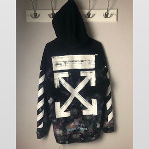 OFF WHITE GALAXY HOODIE